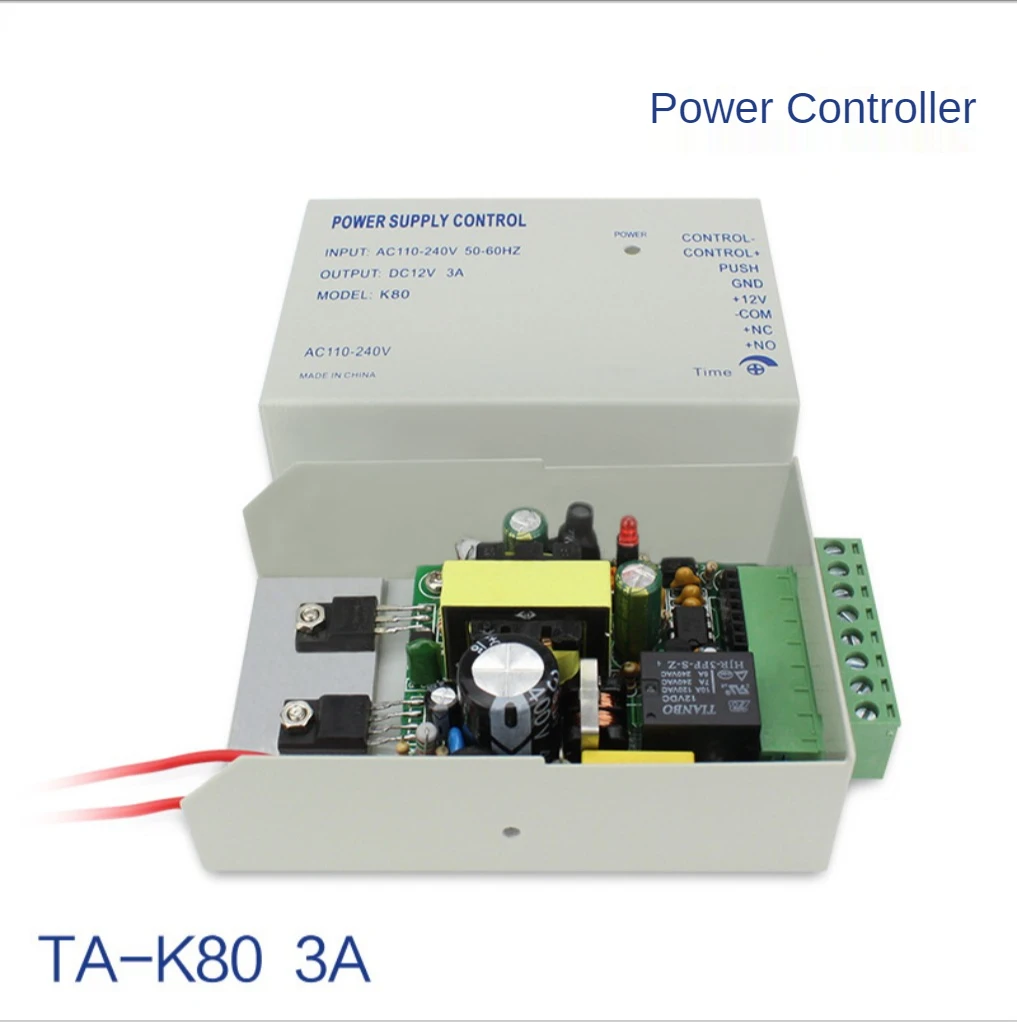 DC12V 3A Access Control Power Supply Transformer Door Adapter Covertor AC 90~260V RFID Fingerprint password Access Control