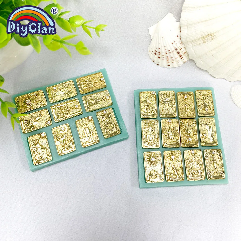 Tarot Styles Silicone Mold DIY Fondant Cake Chocolate Dessert Kitchen Baking Mould Handmade Making Decoration Accessories