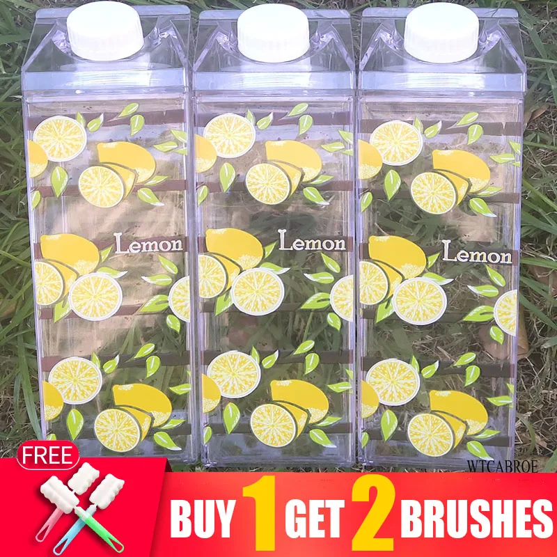 High Quality Water Bottle 1000ML 500ml Tour Outdoor Sport Leak Proof Seal School My Drinking Bottles For Kids Drinkware BPA Free