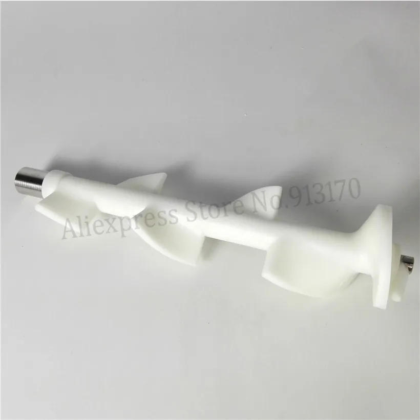 White Color Beater Rod Scraper Auger Spare Part of Ice Cream Machine Accessory Replacement Soft Serve Machine