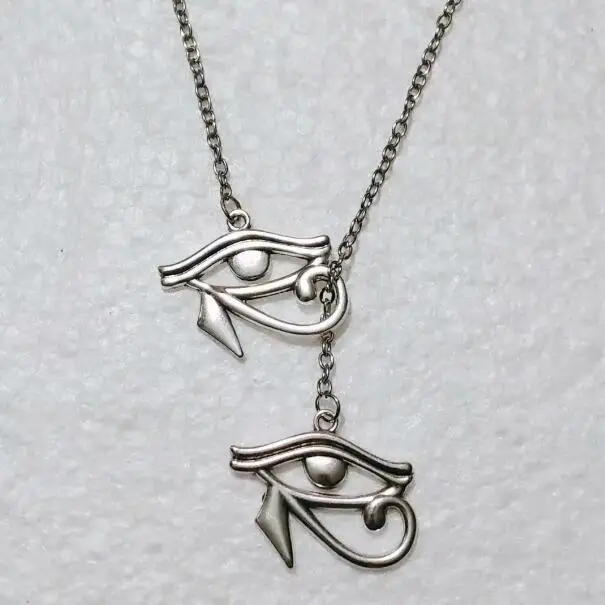 Infinity Symbol Connections Egyptian Rah Egypt Eye Of Horus Charms Pendant Chain Necklace For Women Unique Jewelry Gifts