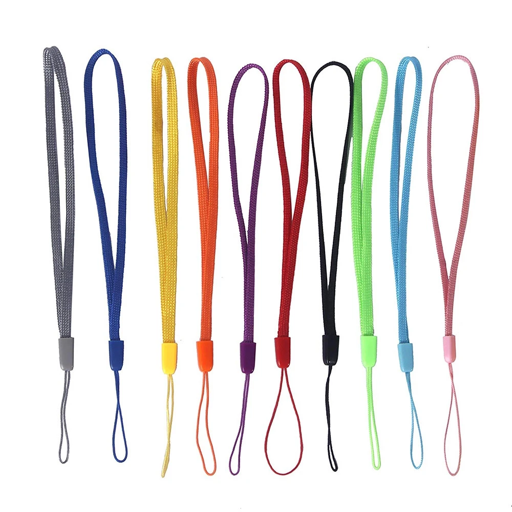 الملونة الهاتف الحبل موضة حزام المحمولة حبل قصير معصمه مكافحة سقوط الهاتف المحمول الحلي مكافحة خسر الهاتف الحبل قطاع