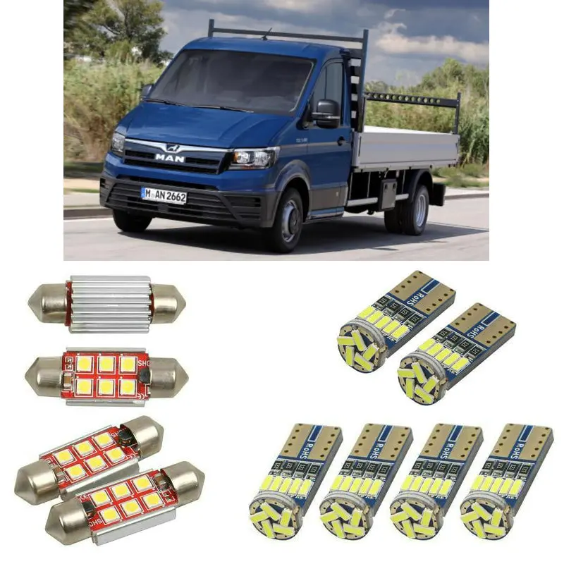 Interior led Car lights For Man tge platform chassis uz bulbs for cars License Plate Light 10pc