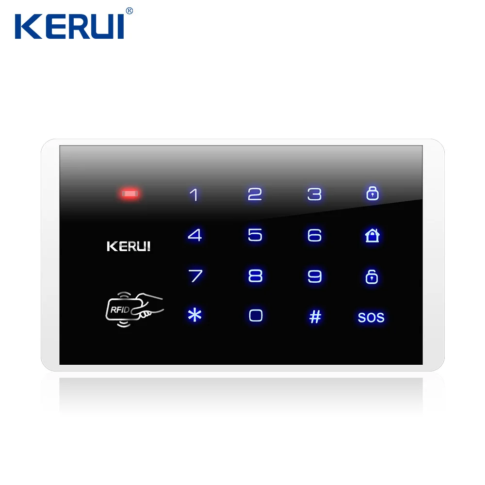 Kerui K16 Wireless RFID Touch Keyboard For  Wifi PSTN GSM Home House Alarm System Security System 433MHz