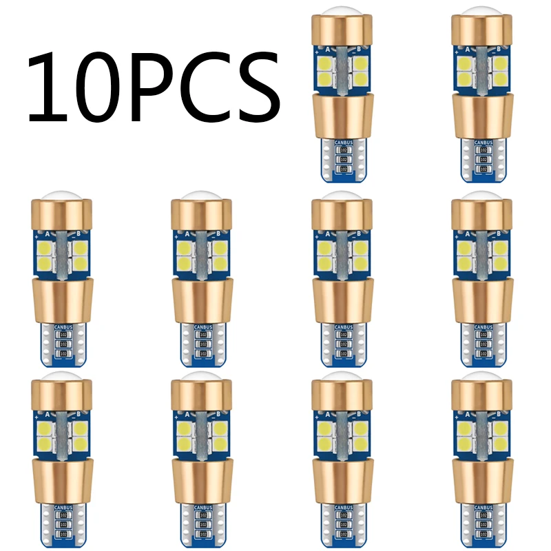 10X W5W T10 Led Can…