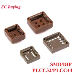 10 stks/partij PLCC32 PLCC44 SMD DIP PLCC SOP IC Socket Connector Adapter Converter Connectors IC Houder Test Base 32Pin 44Pin