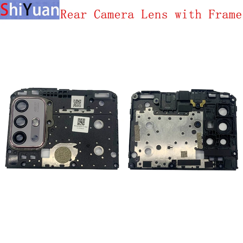 

Rear Back Camera Lens Glass with Frame Holder For Motorola Moto G10 Replacement Repair Spare Parts