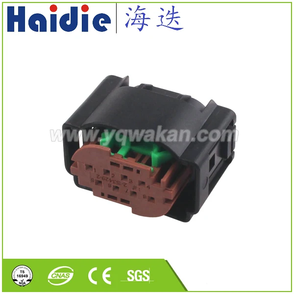 

Free shipping 1set 8pin female auto electric housing plug wiring cable waterproof connector 2-153429-2