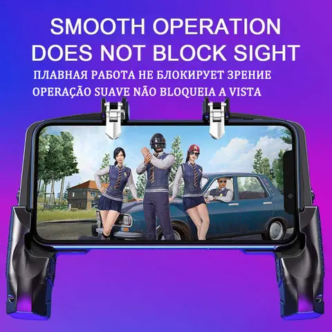 PUBG-kontrollkontroll för telefongamepad joystick android iphone trigger free fire mobil spelplatta pubg hand mobiltelefonspel 10 best sales bape x pubg - №9