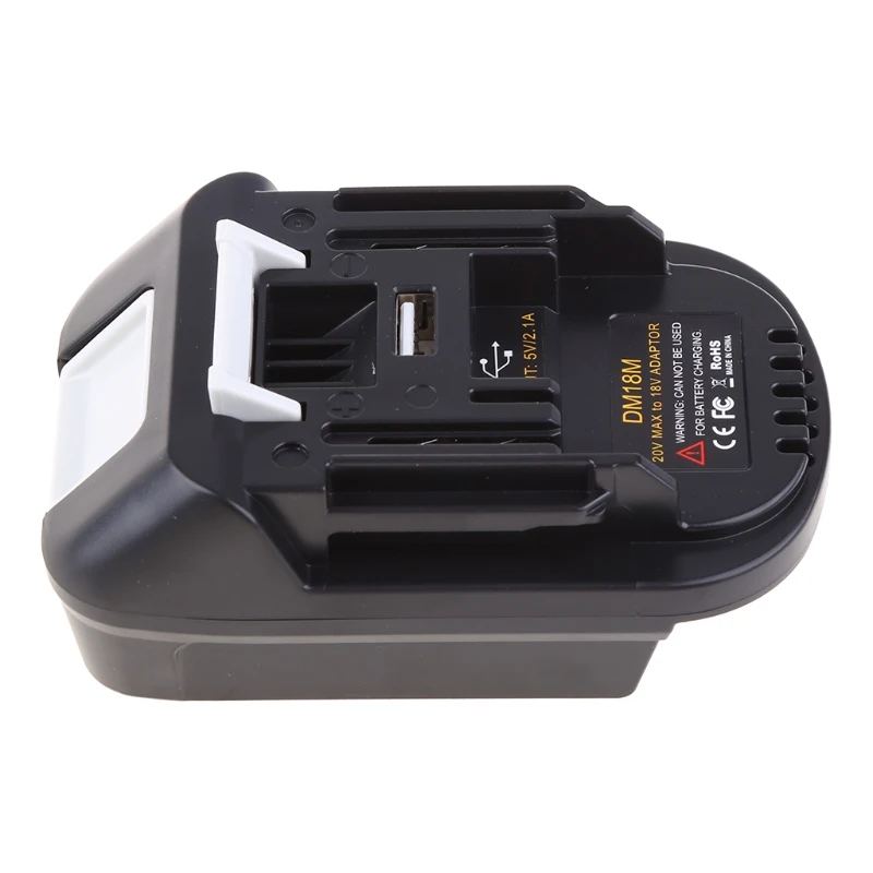 Electric Tools Accessories DM18M Power Battery Adapter Compatible with Bl1830 Bl1850 Battery Converter Connector