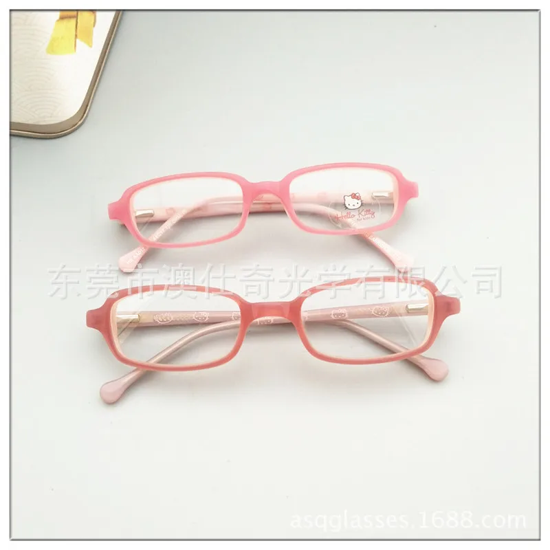 Girl Prom Glasses Frame Customized Plastic Sheet Material Bow Children Baby Myopia Plain Frame