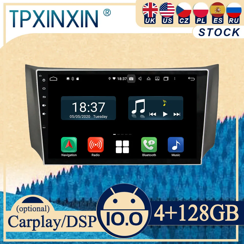 

10,0 PX6 для Nissan Sylphy Android автомобильное стерео радио с экраном 2 DIN Радио DVD плеер Автомобильный GPS-навигатор головное устройство