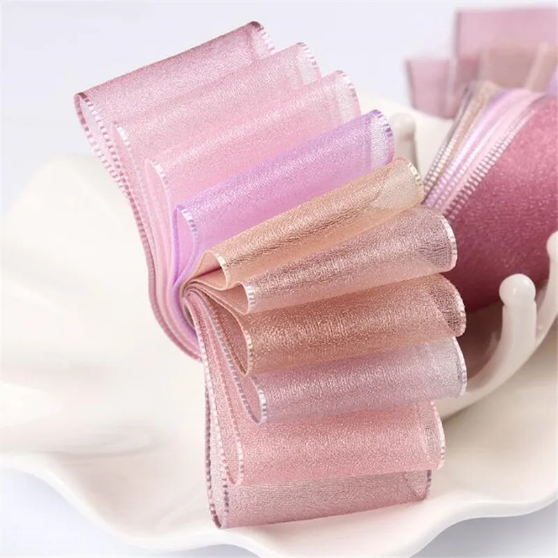 1Pair 120cm Elegant Organza Ribbon Shoe Laces Sport Shoes Sneakers Bowknot Flat Shoelaces Canvas Bootlaces Strings for Girls