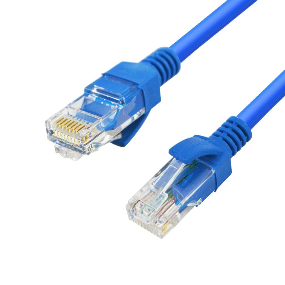 Blue Color Ethernet Cable CAT5 RJ45 Internet Network Cables LAN Cord Wire Line for Computer PC Laptop Modem Router 9 Length