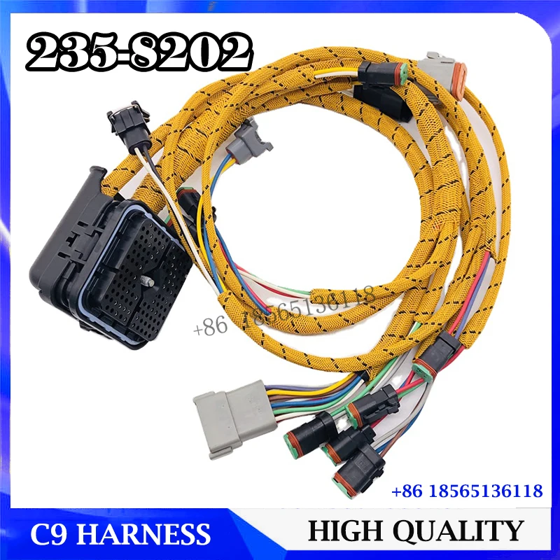 235-8202 C9 Engine Wiring Harness 2358202 For Caterpillar Excavator E330D E336D Wire Harness Cable