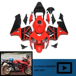 Motorcycle Fairing Kit For HONDA CBR600RR F5 03 04 CBR 600 RR CBR 600 RR F5 2003 2004, ABS Shell Protection Fairing Kit