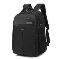 14  15.4 15.6 inch Laptop Backpack USB Charging Bag Waterproof Oxford cloth big capacity travel black bacpack 15.6 shockproof