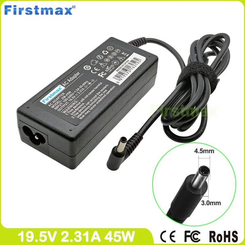 

AC power adapter 19.5V 2.31A 45W laptop charger for Dell Inspiron 11 3152 3153 3157 3158 3162 3164 3168 3169 3179 3180 3185