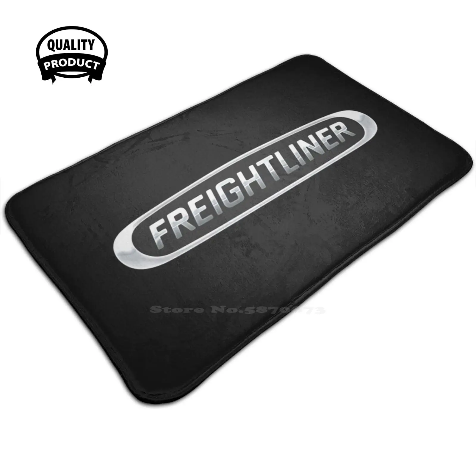 Freightliner Door Mat Foot Pad Home Rug Freightliner Freightliner Trucks Freightliner Logo Truck Manufacturer Daimler Trucks