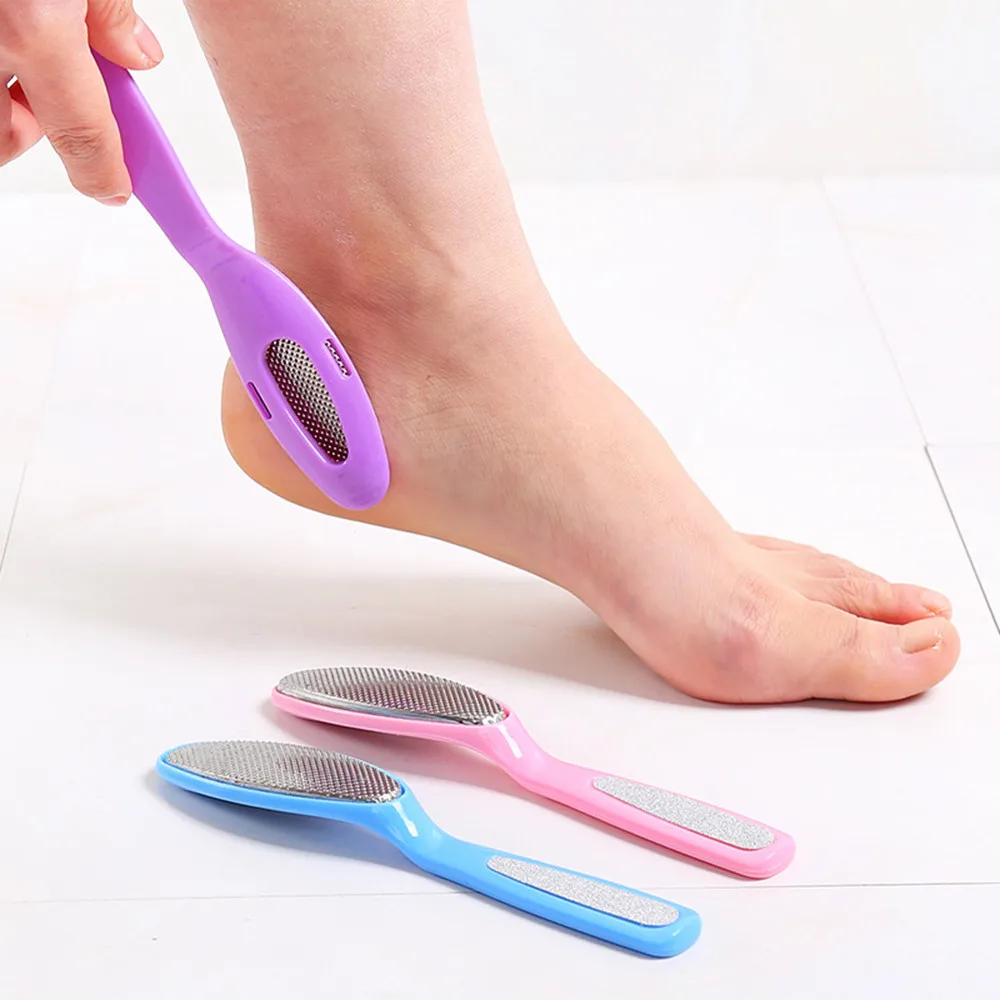 

1PCS hot New Foot Skin Foot Clean Scruber Hard Skin Remover Pedicure Brush Callus Remover Bath Pumice Stone Foot Care Tool #40