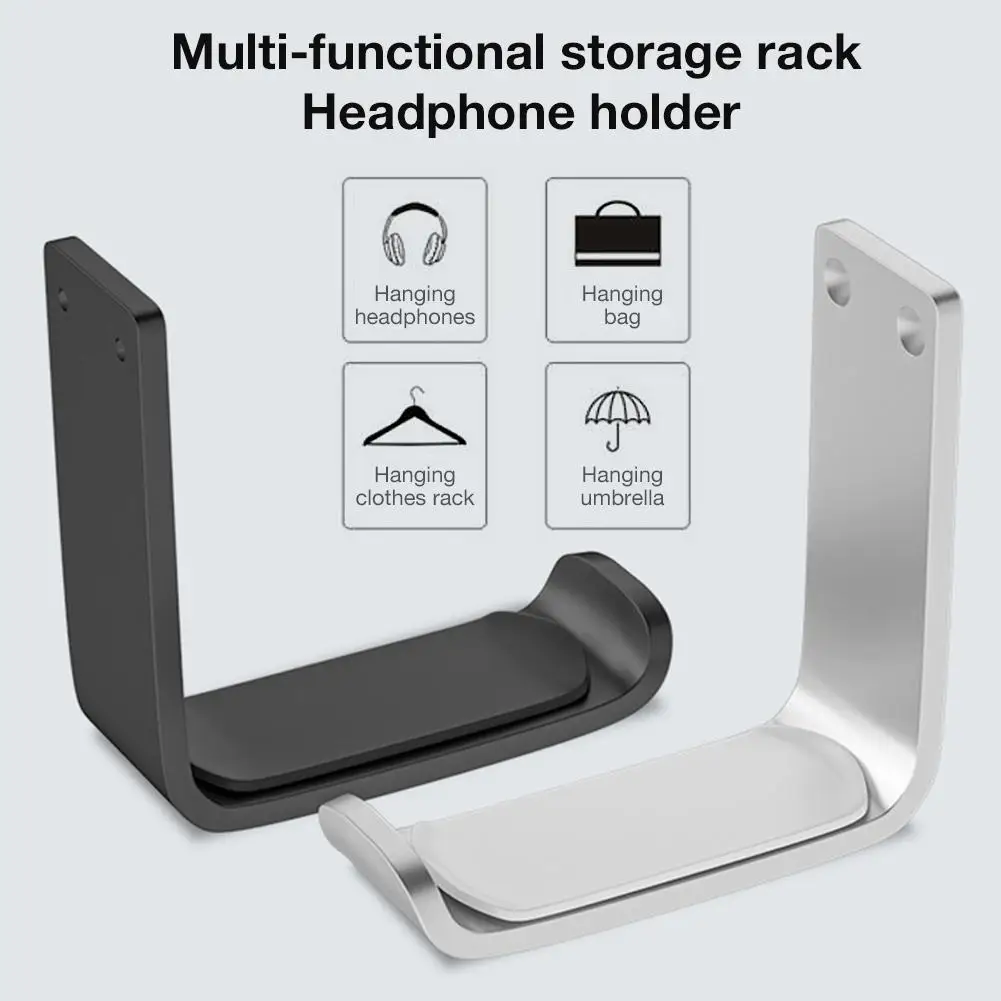 Kim Loại Dính Tai Nghe Chân Đế Dán Tường Gắn Tai Nghe Giá Đỡ Đứng Dưới Bàn Móc Treo Móc Tai Nghe Nhét Tai Đỡ Giá Đỡ