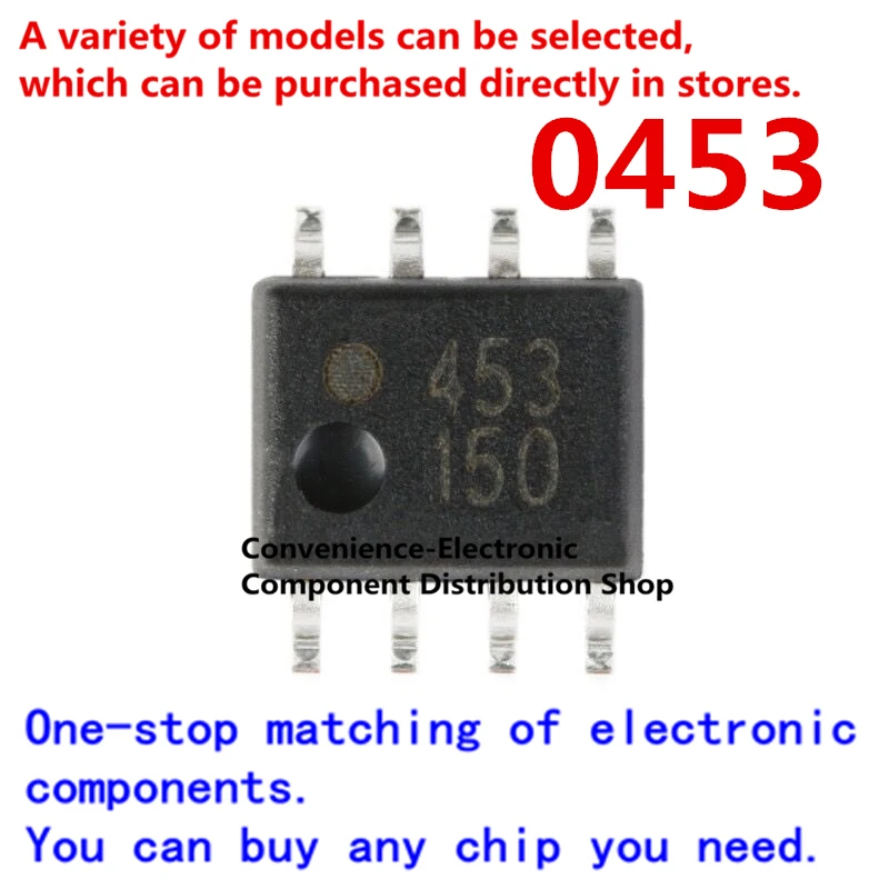 10 Stks/pak Gloednieuwe Originele 0453 453 HCPL-0453 SOP8 Smd Surface Mount Rijden Optocoupler Geïntegreerde Circuit