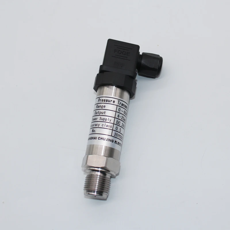 

Free shipping !!! Stainless steel Gas and Liquid Pressure transmitter 0-60 MPa 24V DC output 4-20mA DC pressure sensor