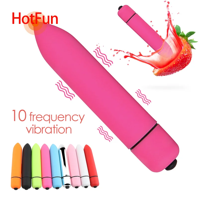 

10 Frequency Vibrating Bullet Female Masturbation Adult Games Mini Sex Toys Clitoris Vaginal Vibration Stimulation