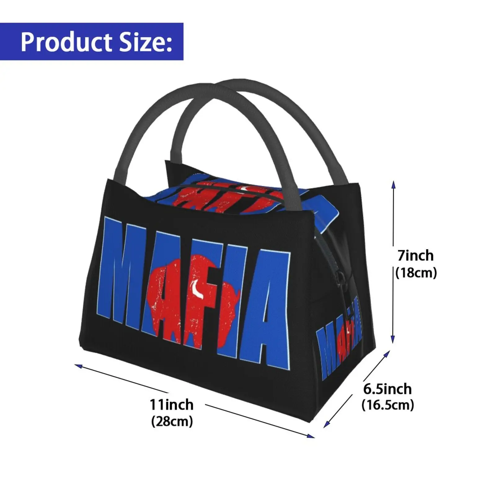 Cooler Lunch Bag Picnic Bag Bills Mafia Buffalo Football Fan Bills Mafia Bills Mafia Buffalo Football Fan