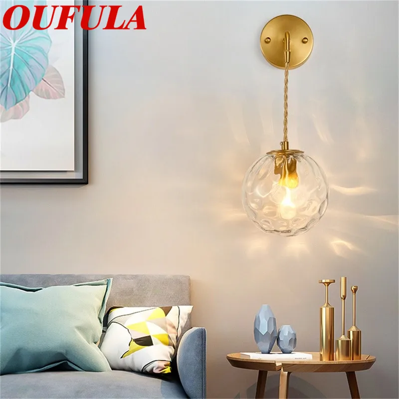 

Hongcui Modern Brass Wall Lamps LED Fixture Creative New Design Indoor Decorative For Living Room Corridor Bedroom Hotel