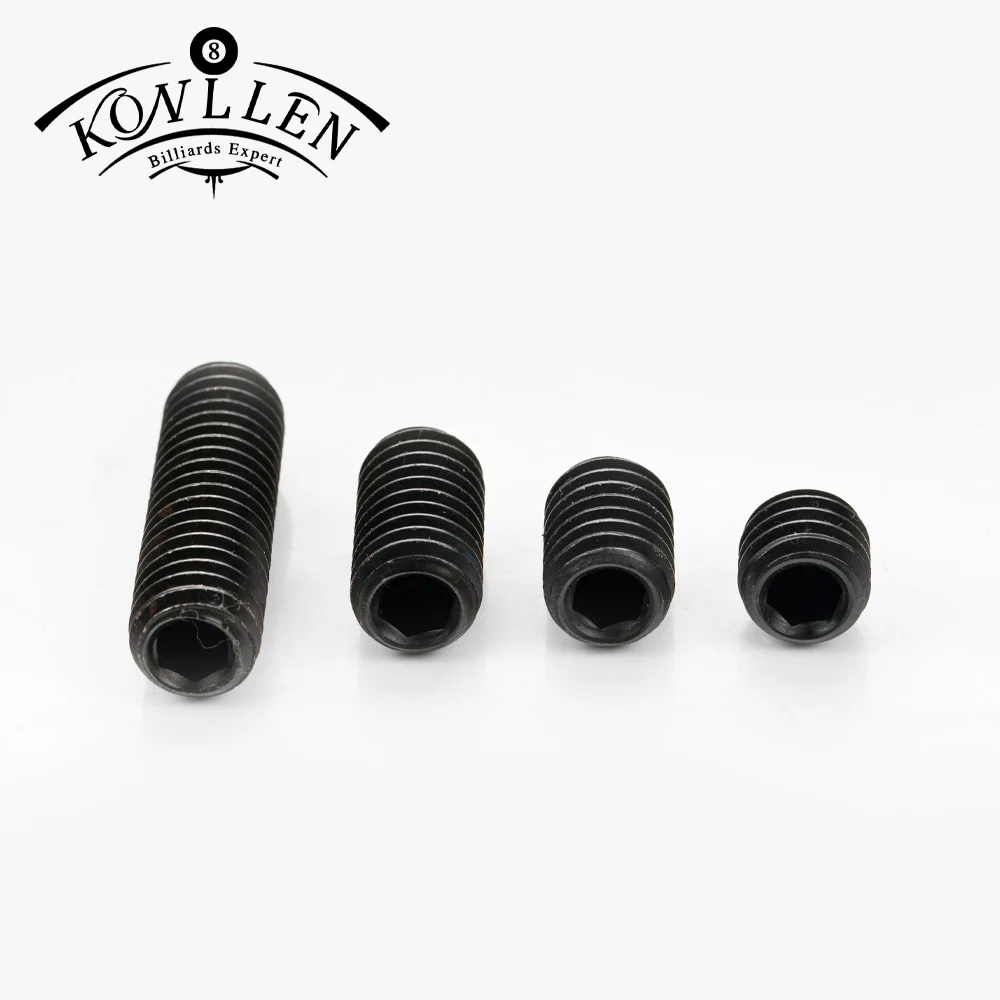 KONLLEN Pool Cue Weight Bolt Adjust 0.2/0.4/0.5/1.1oz 12/19/25/45mm 4 Pieces Set of Weight Bolt Adjustable Billiard Accessories