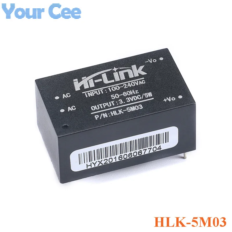 AC-DC 220V to 5V/3.3V/9V/12V/24V Mini Power Supply Module Low Ripple Switch HLK-5M03 HLK-5M05 HLK-5M12 HLK-5M24