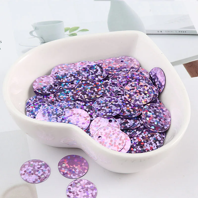 New PVC Flat Round Loose Sequins 10g/Bag Paillettes Sewing Craft DIY Accessories for Garment Lentejuelas Para Coser