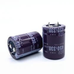 10 sztuk 450V 330UF 330UF 450V pojemność kondensatora elektrolitycznego 30*40MM 30x35MM najlepsza jakość