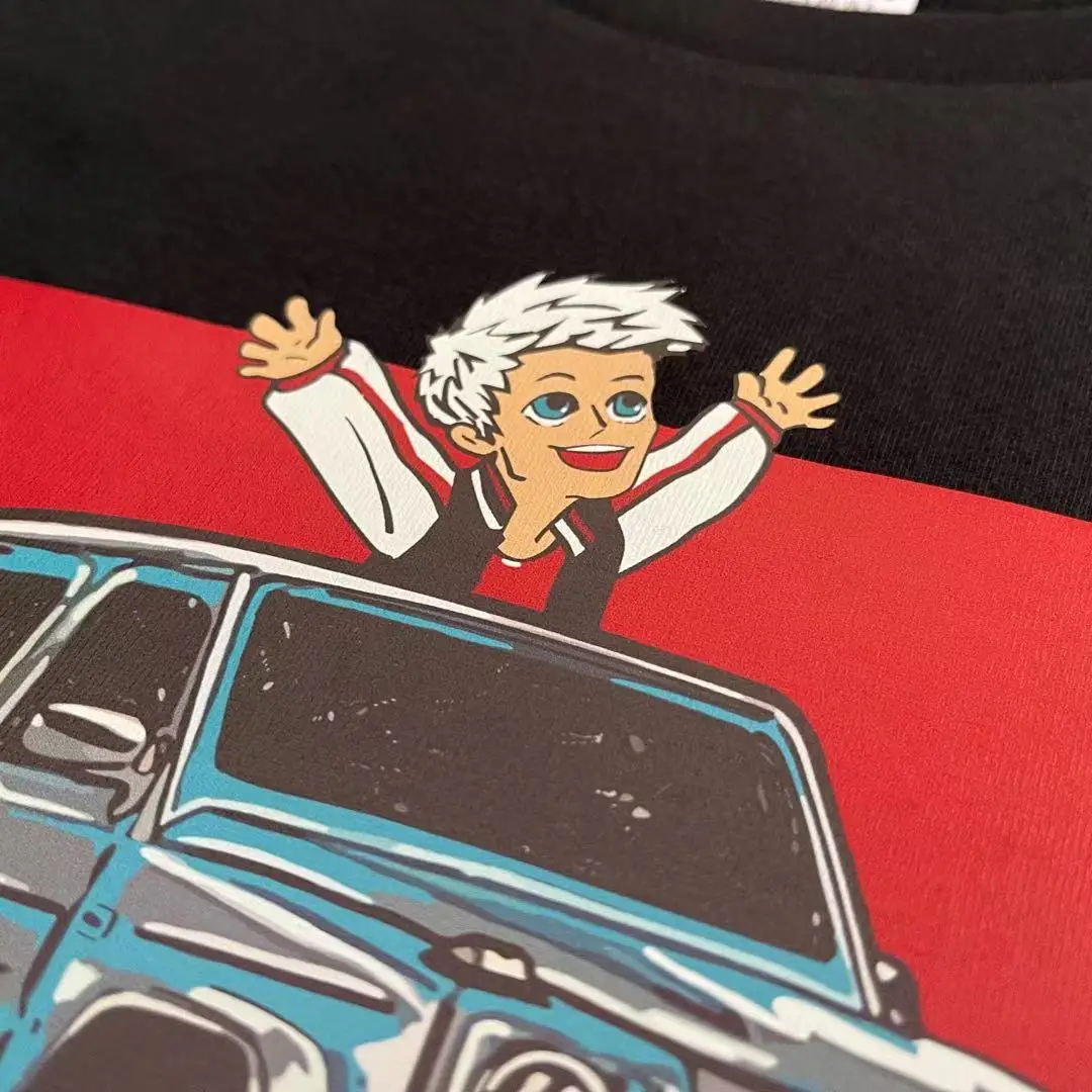 Kids 100% Cotton T Shirts Merch A4 Gelik Print Casual Family Clothing Children's Fashion Tops