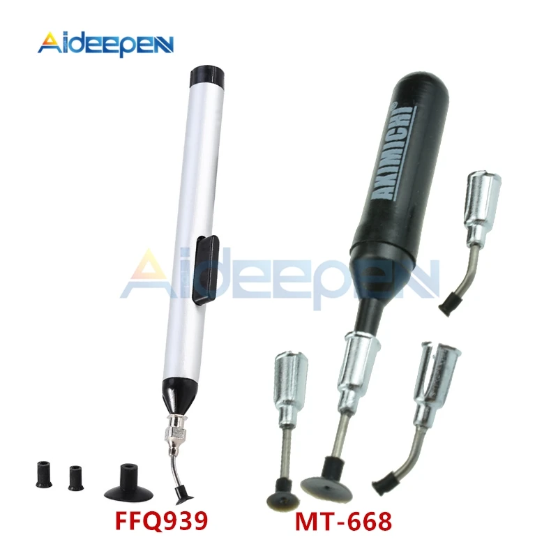 MT-668 FFQ939 Mini Antistatic ESD IC Vacuum Pen With Suction Headers SMD Pick Up Vacuum Suction Pen Tool For Mobile Phone Repair