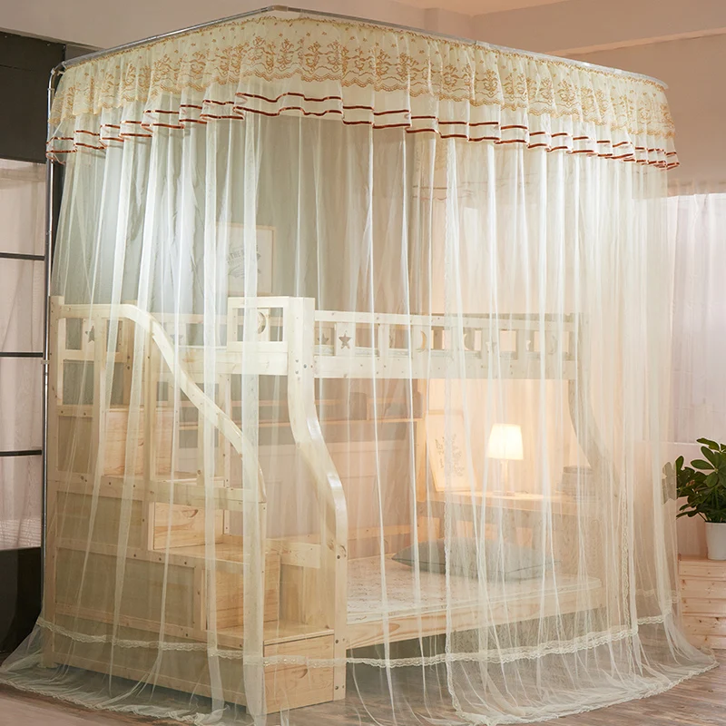 Fashion Trapezoidal High Mosquito Net New Size 1.5 M Home Decoration Size 1.8 M Curtains Mosquito Multicolor  Net Decoration