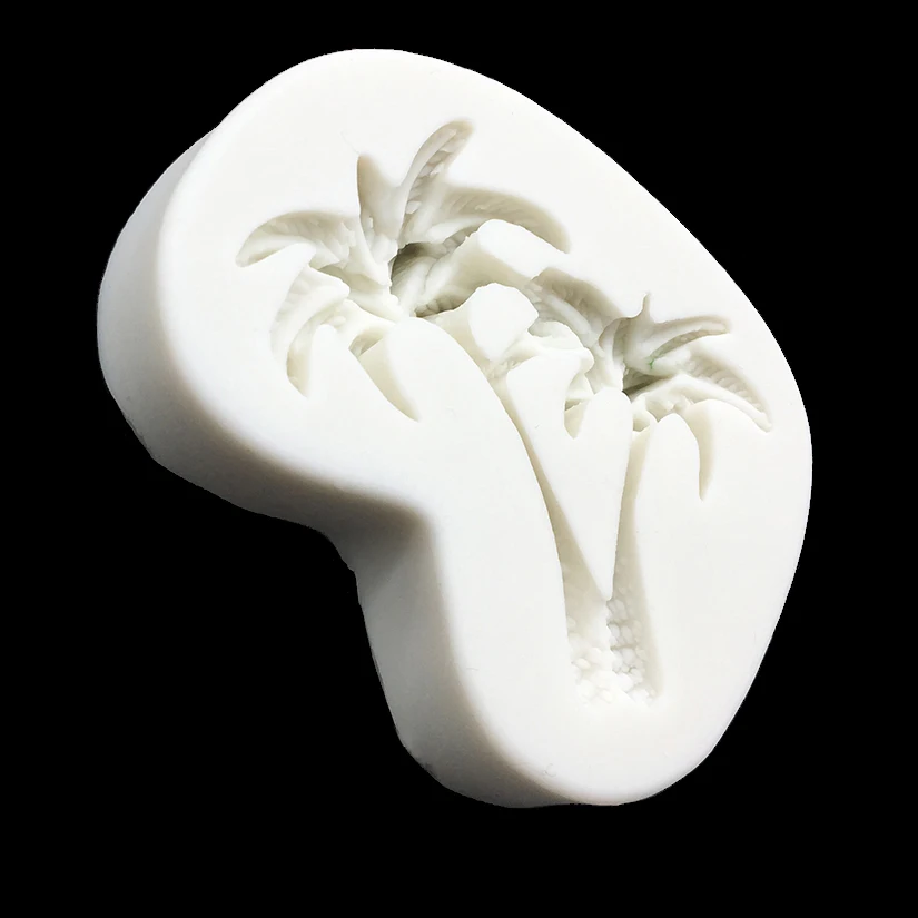 Coconut Palm Tree Silicone Sugarcraft Mold Chocolate Cupcake Baking Fondant Cake Decorating Tools