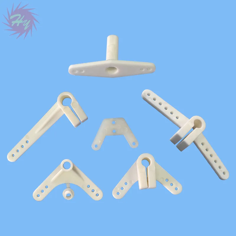 

10 Pcs Nylon Control Arms Without Screws For RC Airplanes Parts Electric Planes Foam Model Accessories Color White