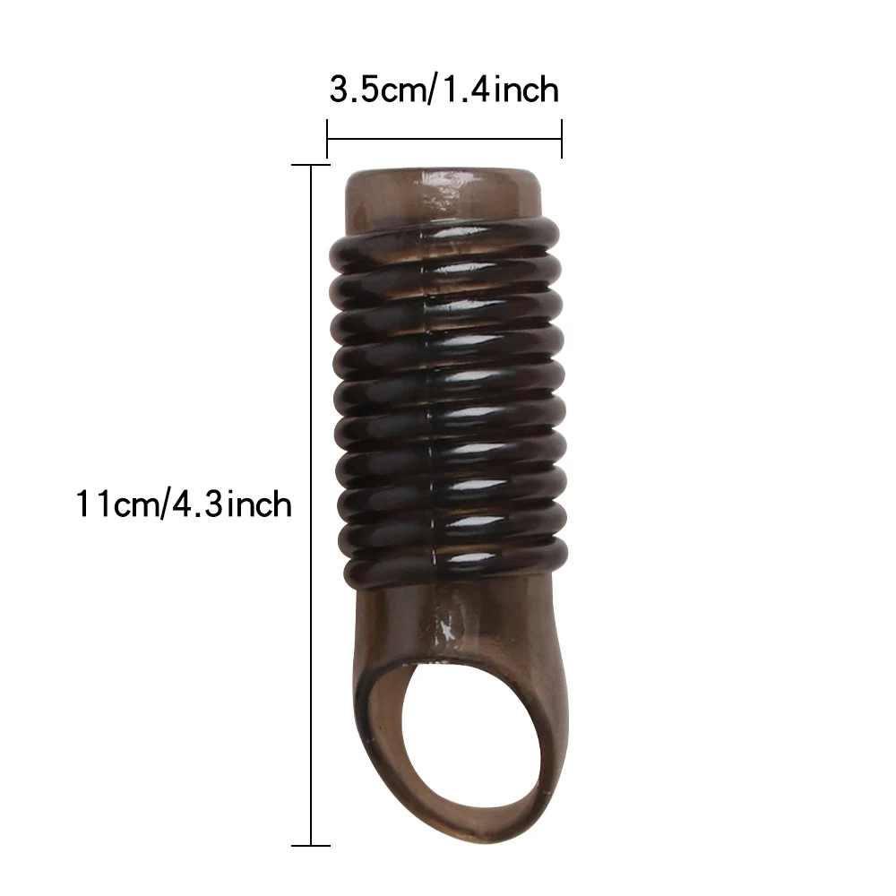 Sleeve For Penis Extender Penise Enlargement Extensions Reusable Condoms With Clasp Cock Ring Sex Toys For Men Delay Ejaculation