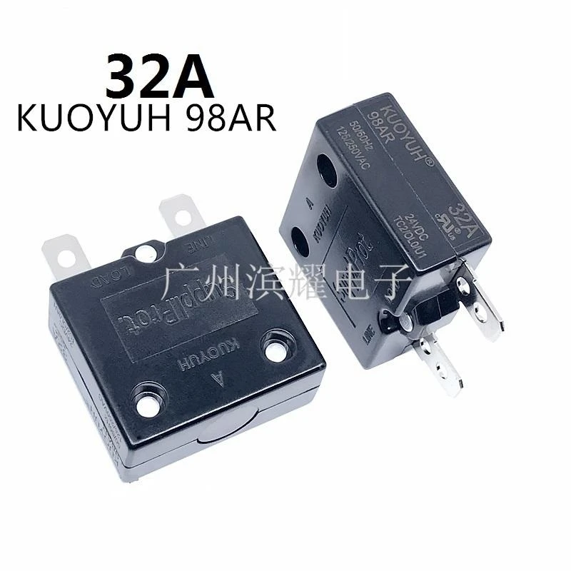 

Circuit Breakers KUOYUH 98AR 32A Overcurrent Protector Overload Switch Automatic Reset