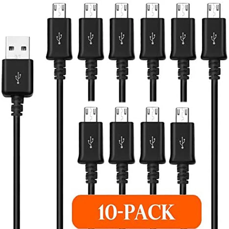 10PCS/lot Micro USB Data Fast Charger Phone Cable For Samsung S4 S5 S6 S7 Edge M10 J3 2016 J5 J7 2017 Redmi 4 4X 5 Note 4 5 Pro