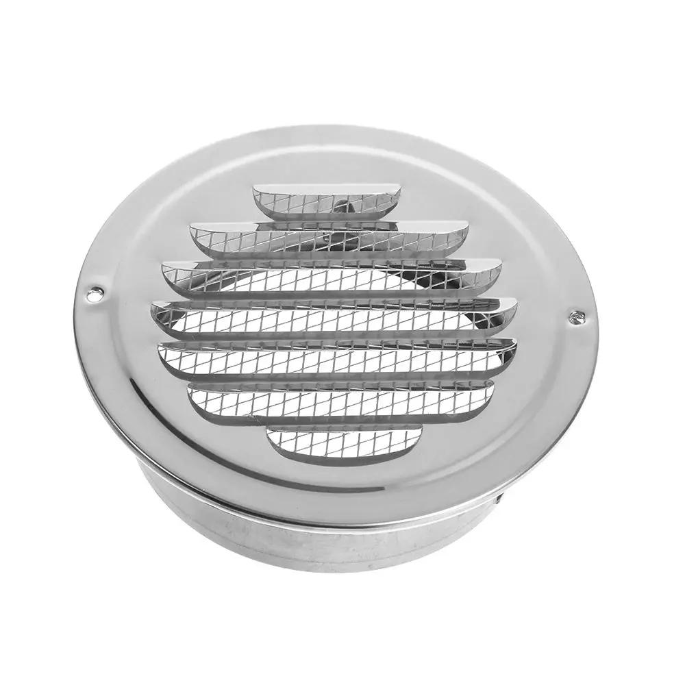 Durable Round Anti-bird And Rat Exterior Wall Air Vent Vents Cover Ducting Ventilation Grilles Air Circulation