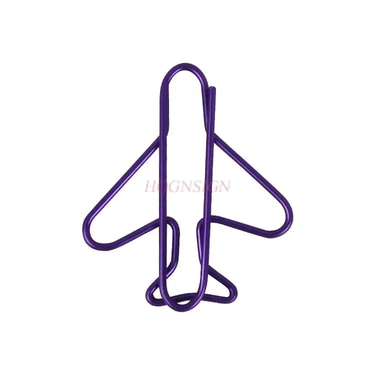 15pcs Purple Air Plane Paper Clip Paper Clip Cartoon Paper Clip Paper Clip Paper Clip Paper Clip