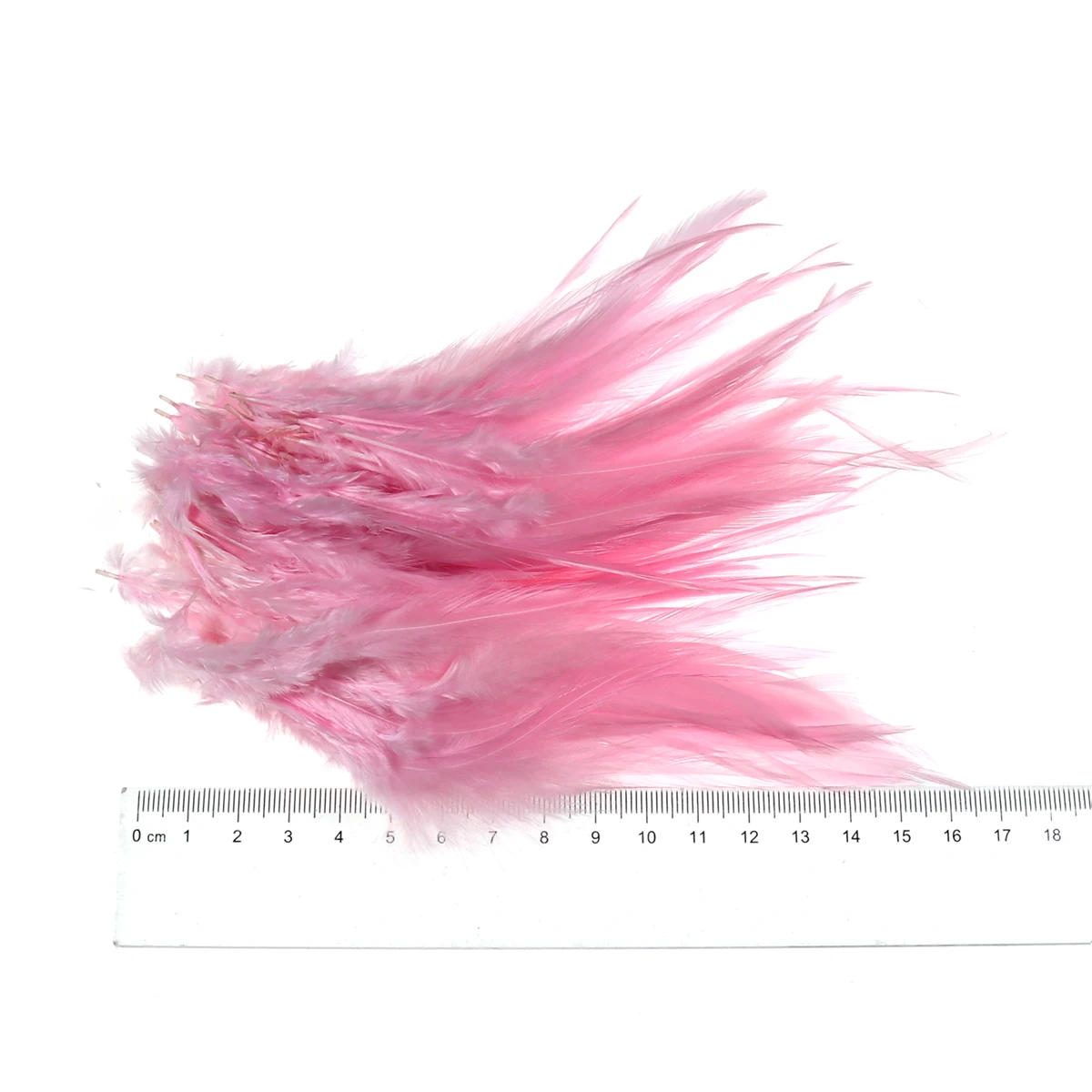 50 Stück Fliegenbindematerial: Natürliche Hühner-/Hahnsattelfedern für Streamer & Woolly Bugger Fliegen – Detail 4