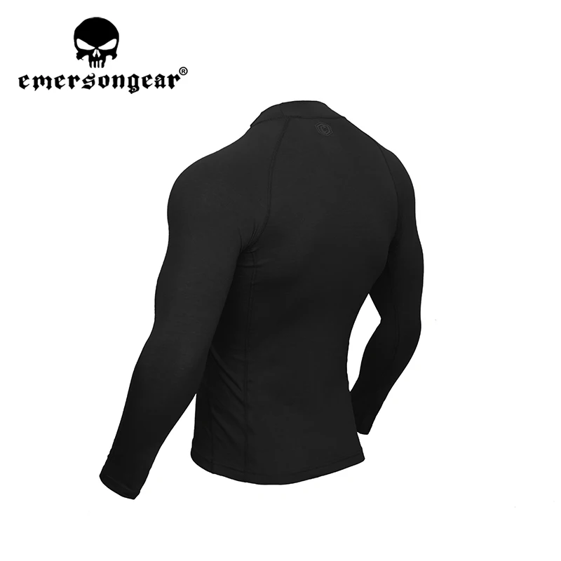 Emersongear azul etiqueta série marsh sapo treinamento camisas de manga longa tshirt tático diário esportes camiseta combate fitness emb9567