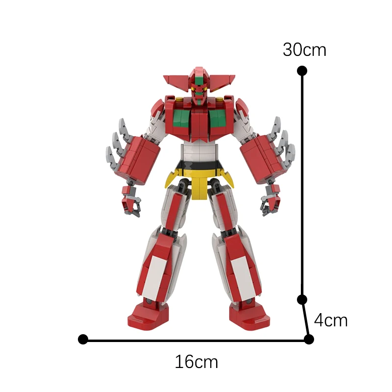 BuildMoc Technical Getter Robot Building Blocks Figure Heroes Doll Series Educational Bricks Toys For Children New Year Gifts