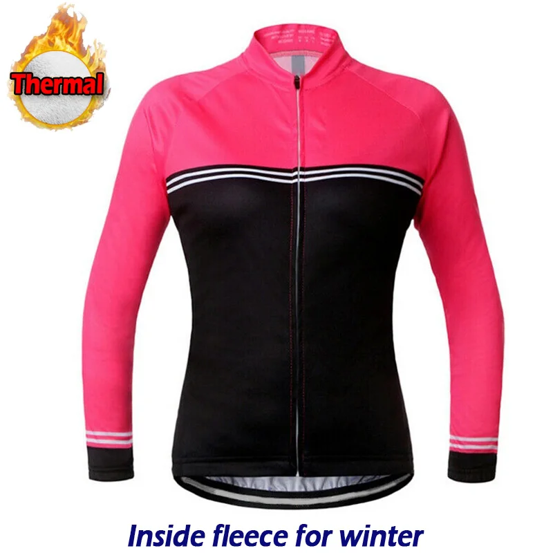 

Outdoor Women Multiple styles Cycling Wear Winter Keep Warm long Cycling Jersey Mtb FOR Wear Ropa Ciclismo motocross bike jacket