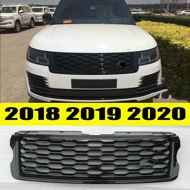 

For Land Rover Range Rover Vogue L405 2018 2019 2020 2021 BLACK Front Honeycomb Grille