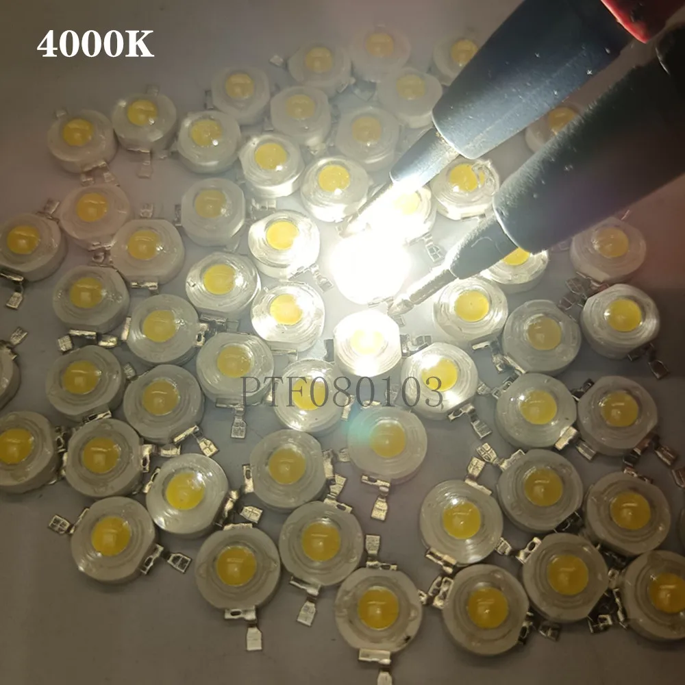 100-100 0Pcs LED COB Lampe Chip 1W 3W 3,2-3,6 V Eingang 100-220LM Mini Led-lampe Diode SMD Für DIY LED Flutlicht Scheinwerfer Downlight